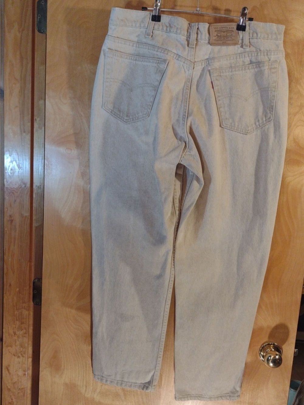 Vintage 1995 Levi's 545 Rare Men's Light Beige Jeans
